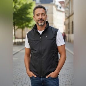 Haglofs True Black Multi Flex Full Zipper Vest L